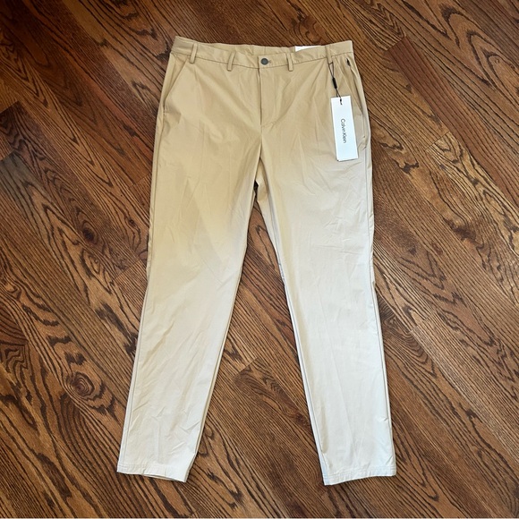 Calvin Klein Men's Beige Chinos, Jet, 36W x 32L, NWT - Picture 10 of 10